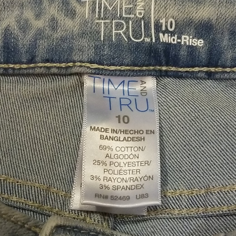 Time And True Shorts Comfortable Bermuda Size 10 Stretch - Picture 4 of 8